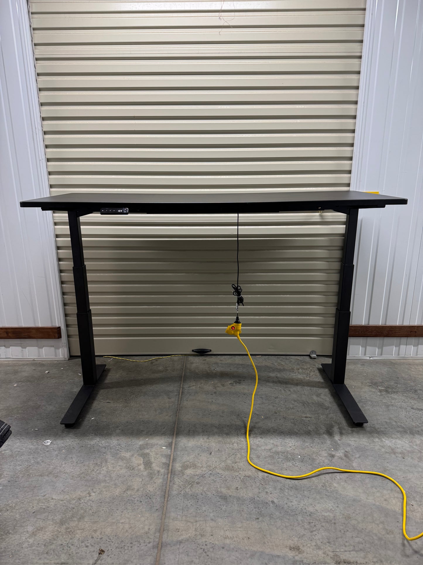 New Standing Desk Black base / Black table top 1800x750