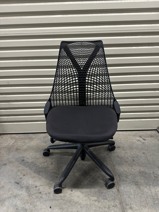 Herman Miller Sayl Chair – No Armrest, Black