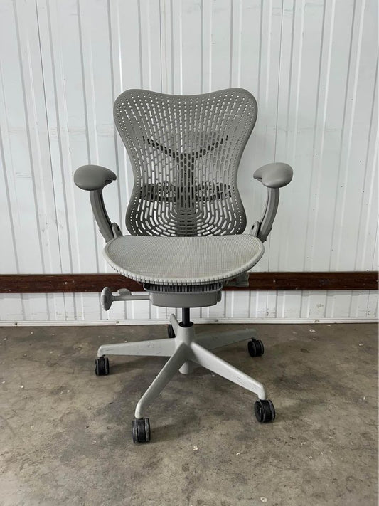 Herman Miller Mirra Office Chair with Armrest - Grey