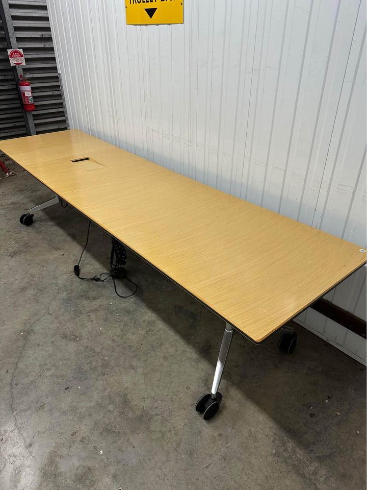 Wilkhahn Confair 440 conference room folding table 3000x800 (RRP $8000)