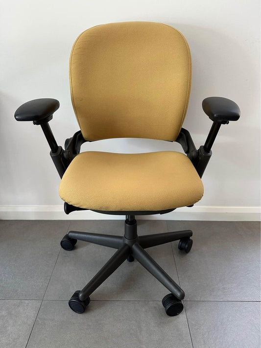 Steelcase Leap V1 Chair with Armrests - Yellow