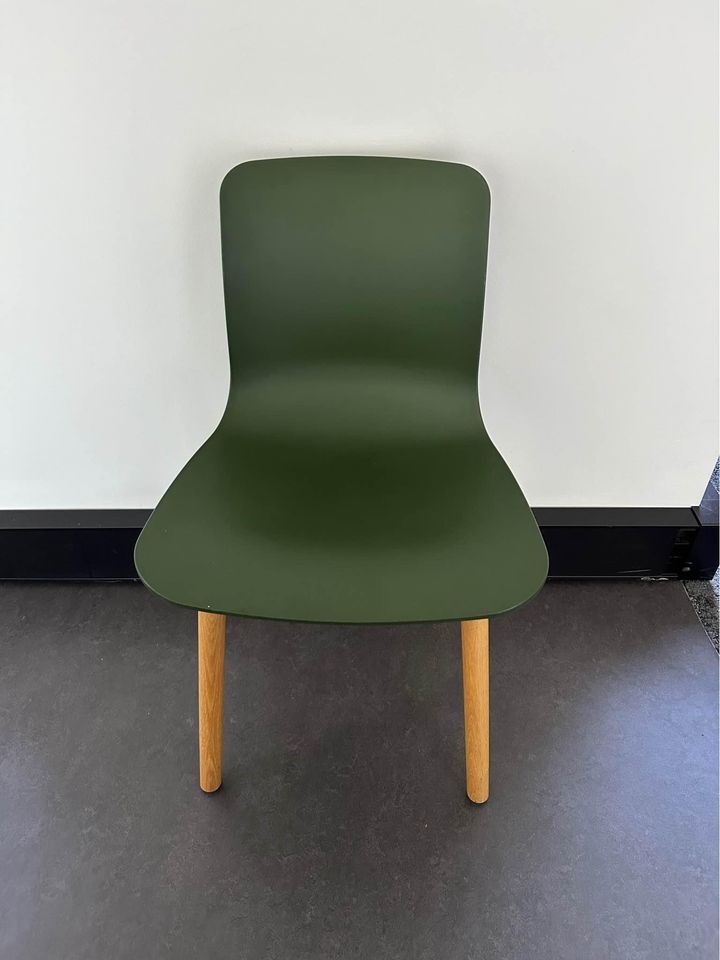 Vitra HAL Wood chair by Jasper Morrison - Green