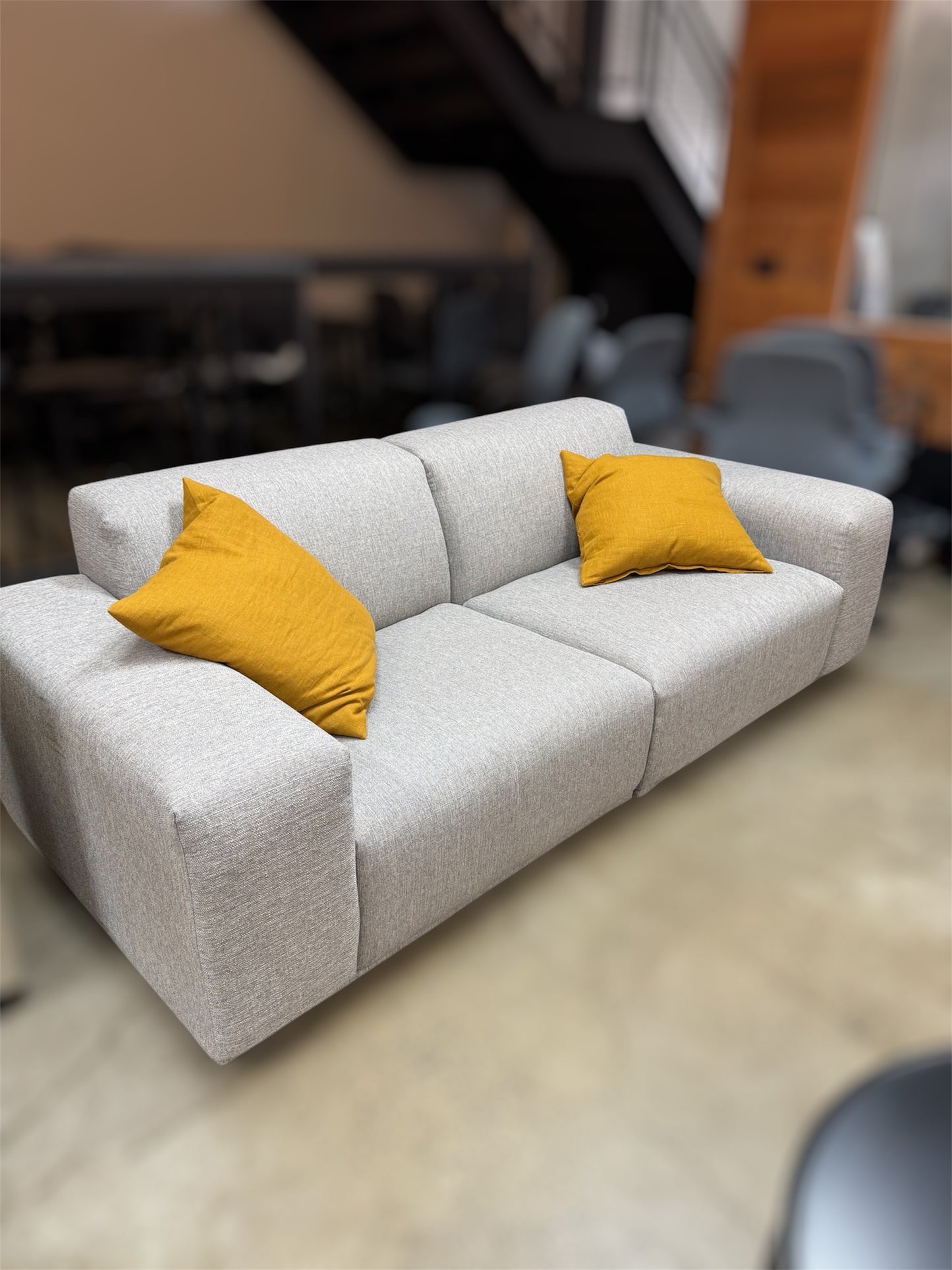 Castlery Todd Grey 2 seater sofa couch