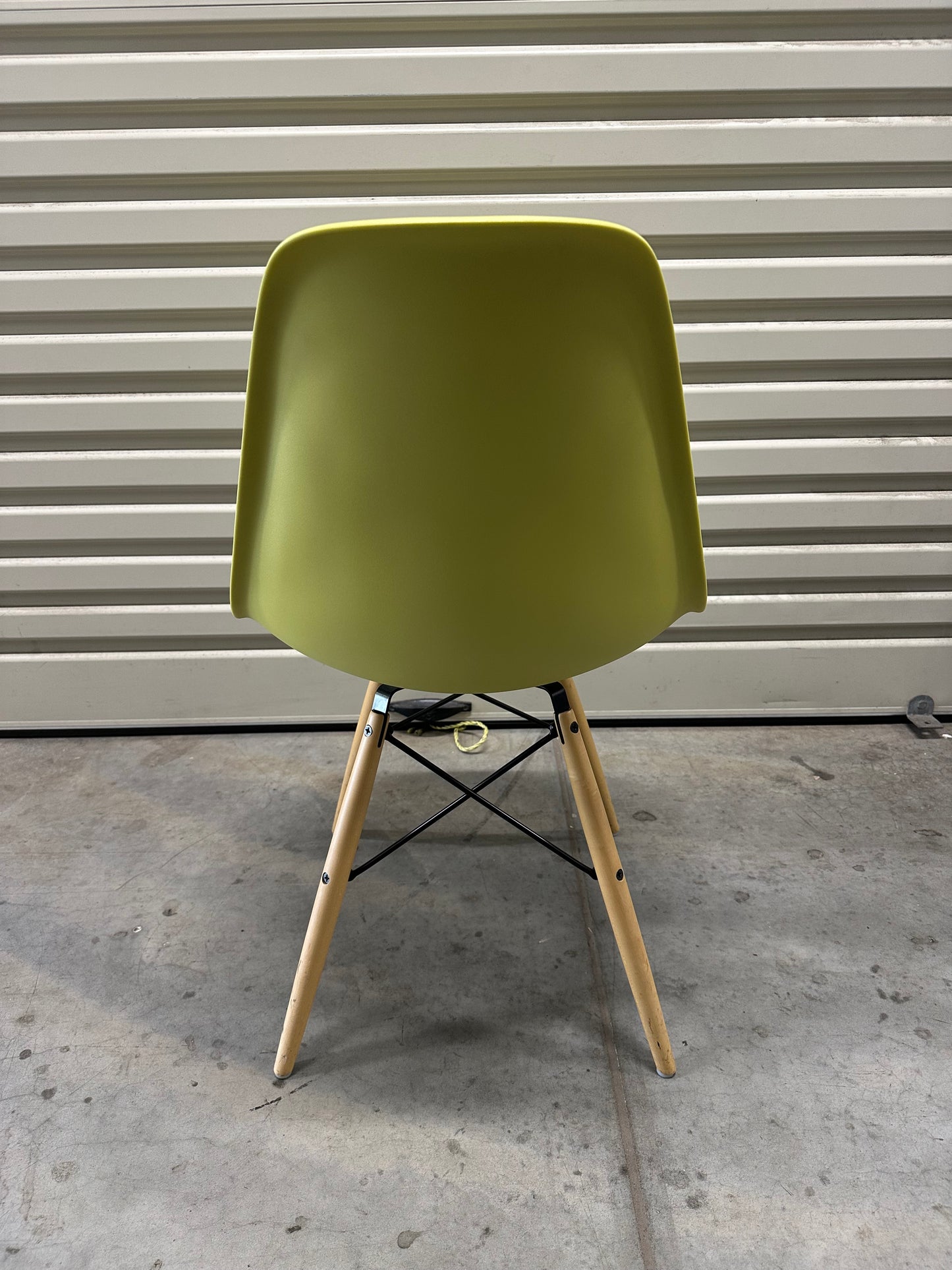 Eames Moulded Plastic Side Chair Dowel - Mustard