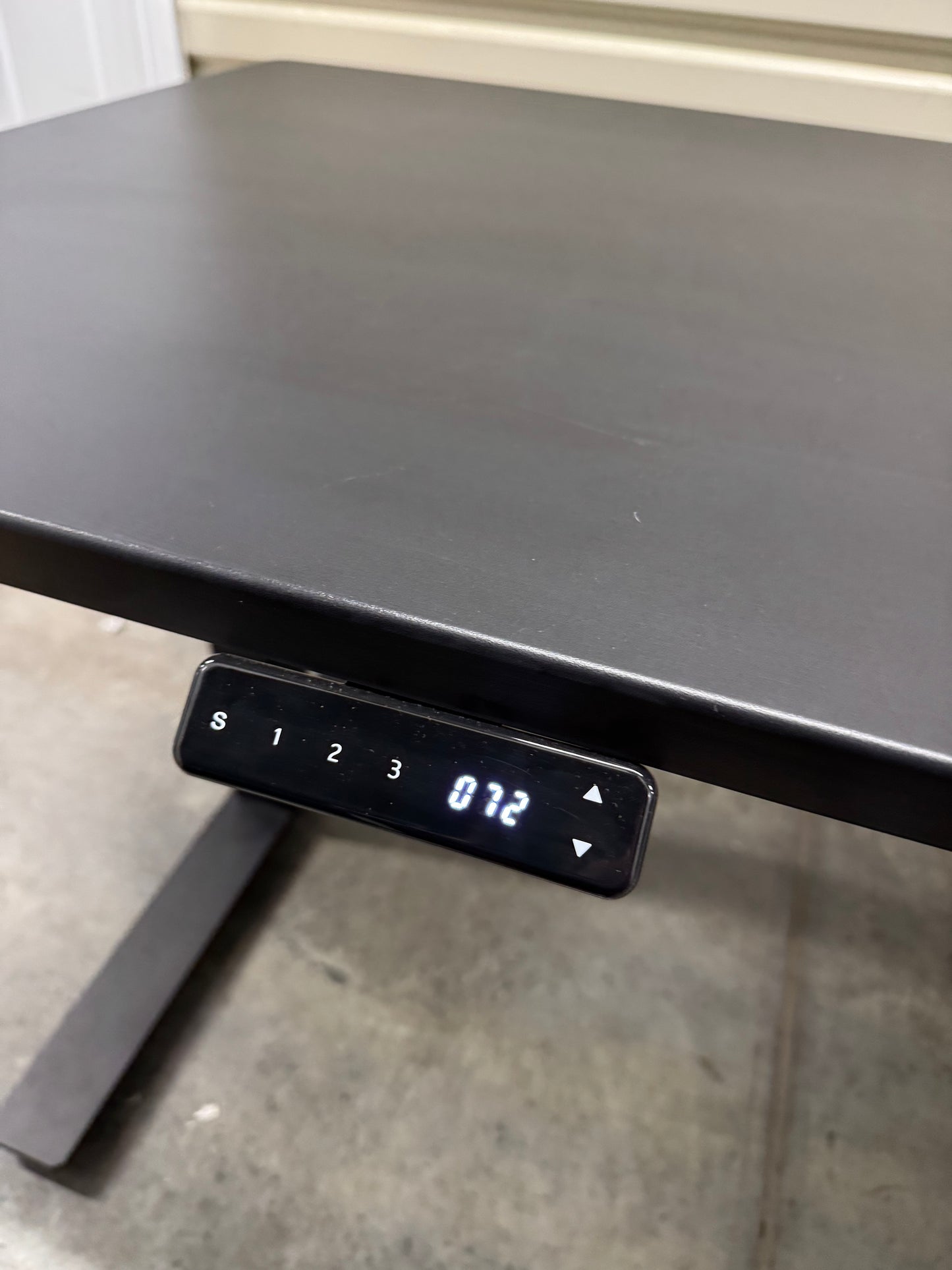 New Standing Desk Black base / Black table top 1800x750