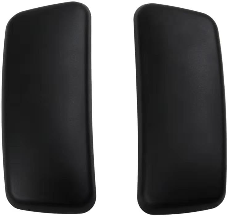 Haworth Zody office chair arm pads replacement in black, sold as a pair