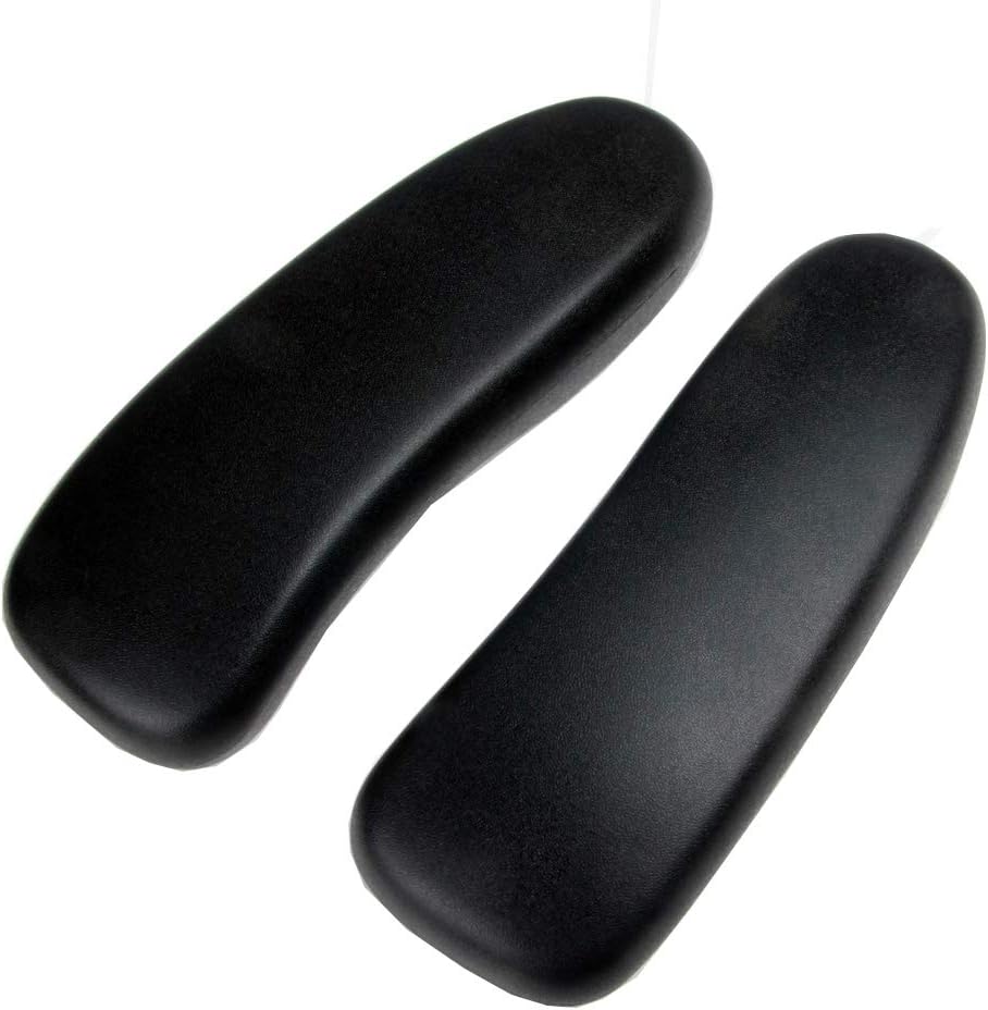 Pair of replacement arm pads for Herman Miller Aeron chairs in black